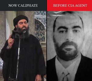 Foto Leader ISIL Abu Bakr Al-Bghdadi, Prima e dopo 